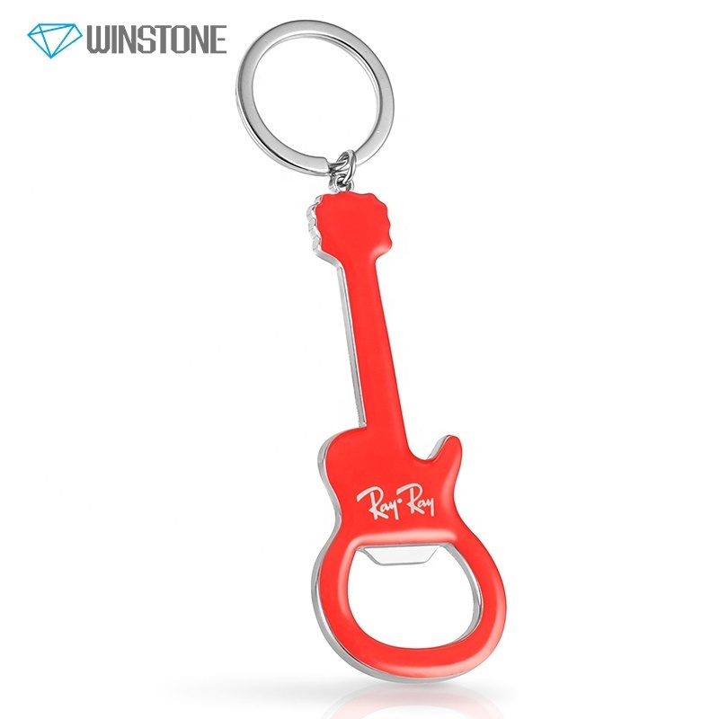 Customized Guitar Shaped Metal Beer Bottle Opener