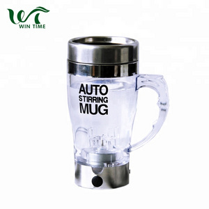 Electric Automatic Mixing Cup Self Stirring Mug Transparent Kitchen Modern Coffee Mugs Sustainable HANDGRIP Making Coffee 400ml