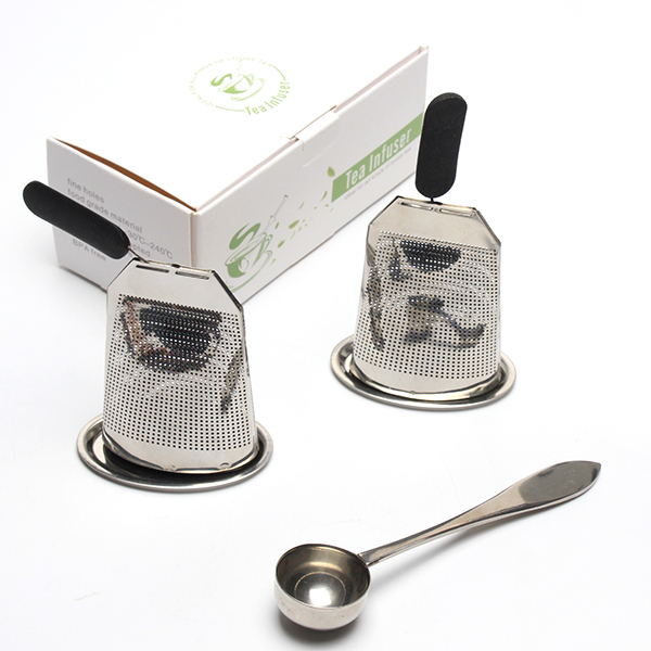 Reusable Tea Bag Shape Stainless Steel Tea Infuser with Silicone Strainer