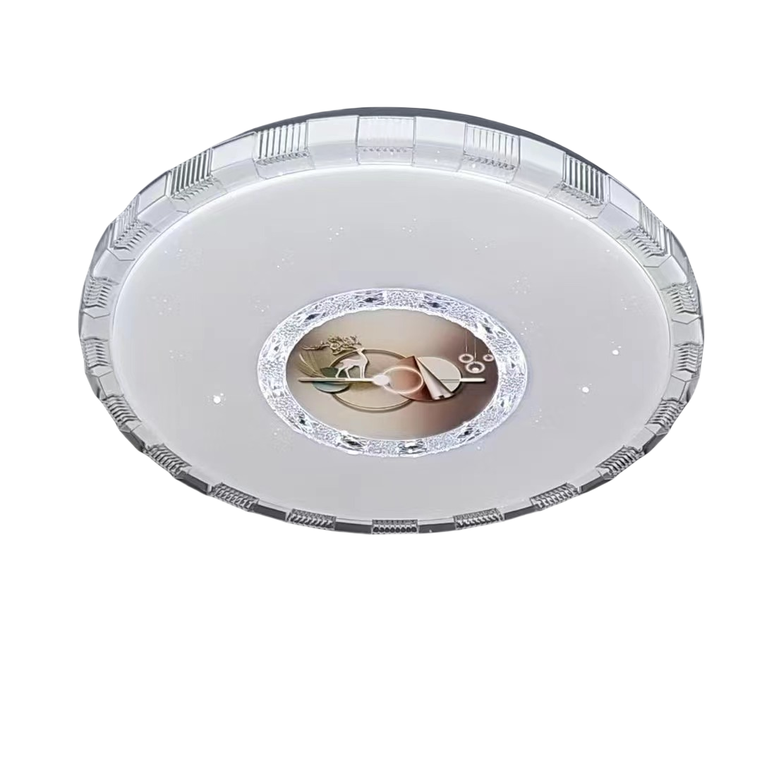 Home Lighting White Bedroom Round Design Diameter Flush Mount Smart Ceiling Light Fixtures