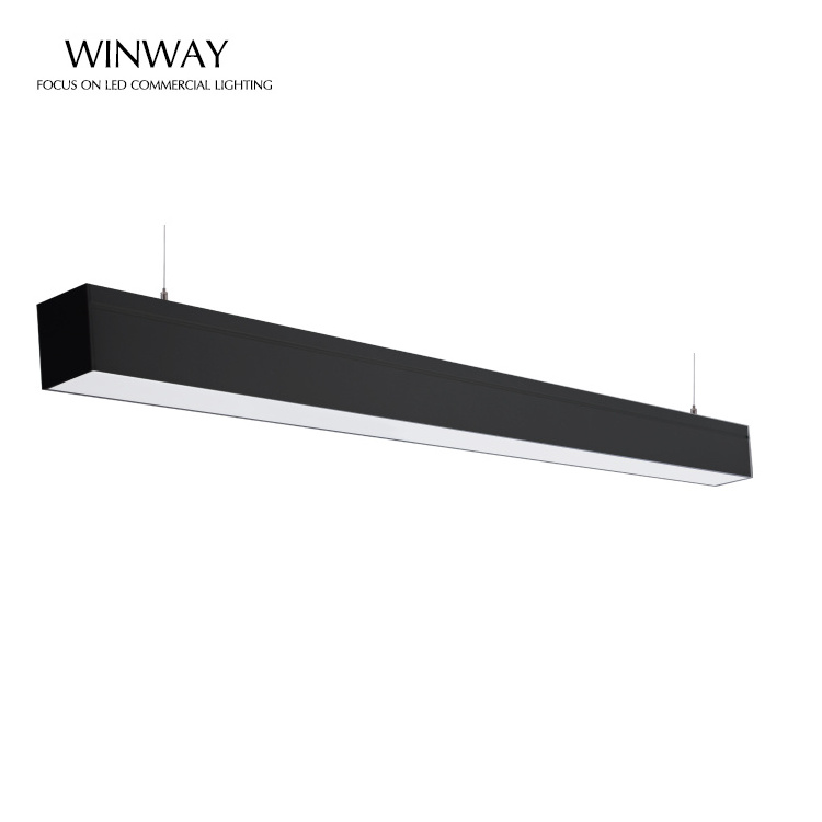 24W 33W 40W 54W 66W 80W 100W 120W Indoor Lighting Linkable Suspended Aluminum Fixtures Led Pendant Linear Light