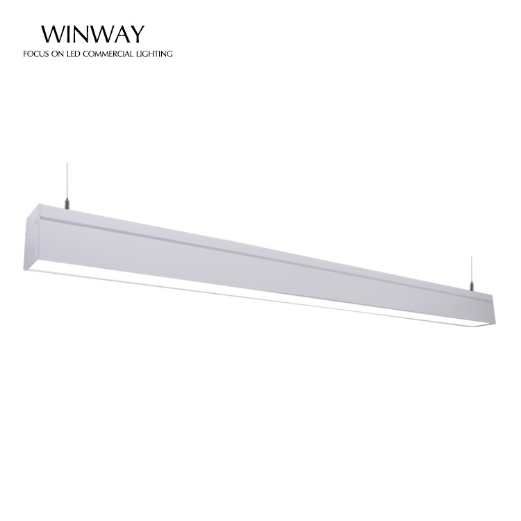 24W 33W 40W 54W 66W 80W 100W 120W Indoor Lighting Linkable Suspended Aluminum Fixtures Led Pendant Linear Light