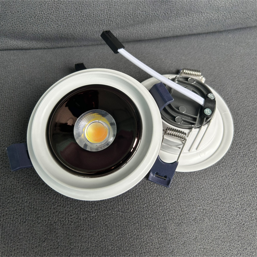 Commercial Indoor 3cct Round Spot Down Light Recessed 5w Led Cob Downlight