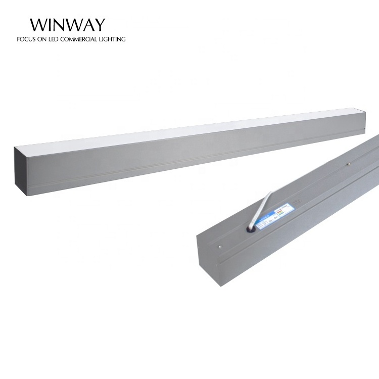 5 years warranty aluminum black suspended line  lamps for  office linear led light fixture