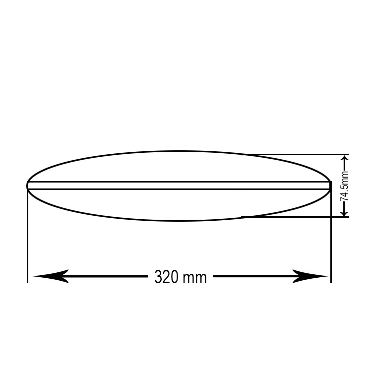 Blue tooth mobile control led absorb dome light 28W surface mount ceiling light  3 color available intelligent lamp