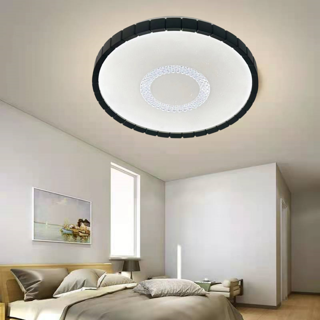 Modern Flush Mount Light Fixtures  Black Led Lighting Ceiling Recessed Bedroom Led Ceiling Lights