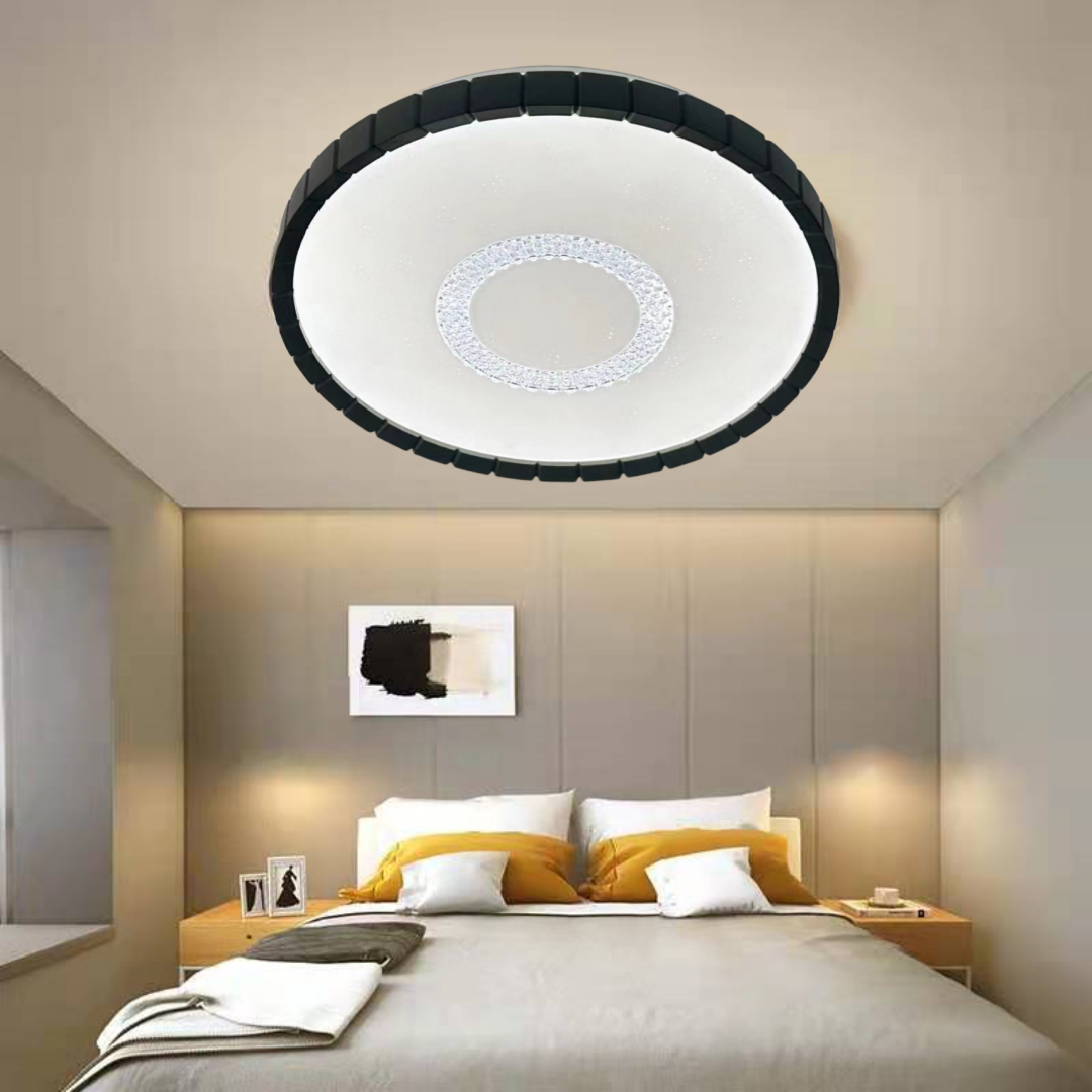 Modern Flush Mount Light Fixtures  Black Led Lighting Ceiling Recessed Bedroom Led Ceiling Lights