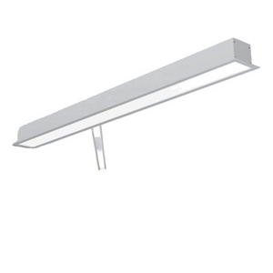 48W linear light pendant  black white silver mounted aluminum profile led linear lighting fixture