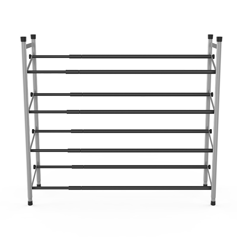 Brand new 16 pairs 4 tier Extendable rank storage coat rack shoe racks with low price