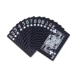 Popular Game Waterproof Poker Cards Customized Carbon Fiber Playing Cards