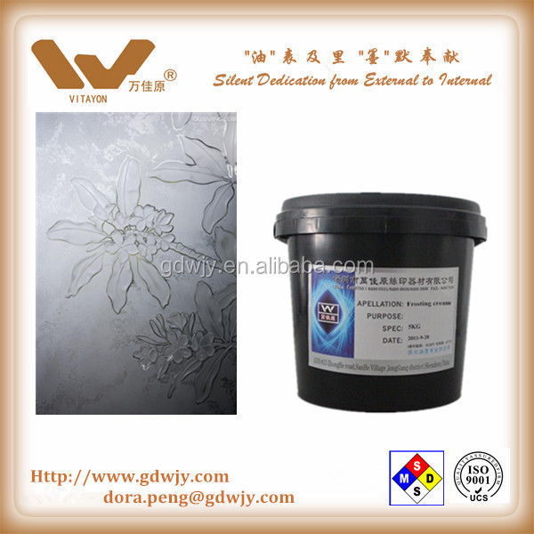 Glass etching cream frosted cream for glass design, frosted glass