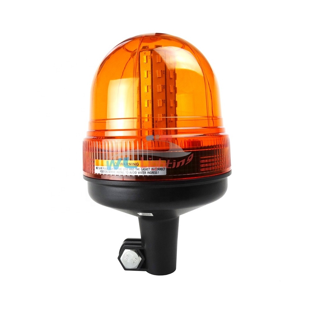 GDWLLIGHTING DC12-24V AMBER SIGNAL Magnetic Flash Rotating 60 Led beacon warning light