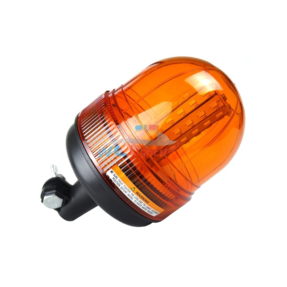 GDWLLIGHTING DC12-24V AMBER SIGNAL Magnetic Flash Rotating 60 Led beacon warning light