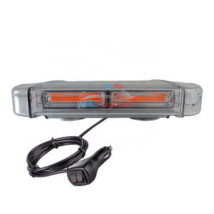 330mm LED vehicle flashing strobe amber lightbar 12V-24V 60W COB LED strobe warning flashing light bar for trucks