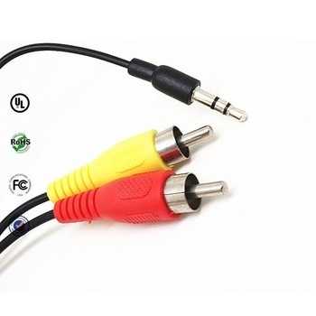 3.5mm Stereo Male plug to 2 RCA Female Adapter Y shape audio cable