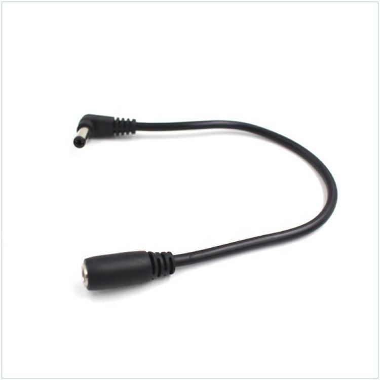 Custom 5.5*2.1mm Power Cable  Right Angle Sata Extension Cable