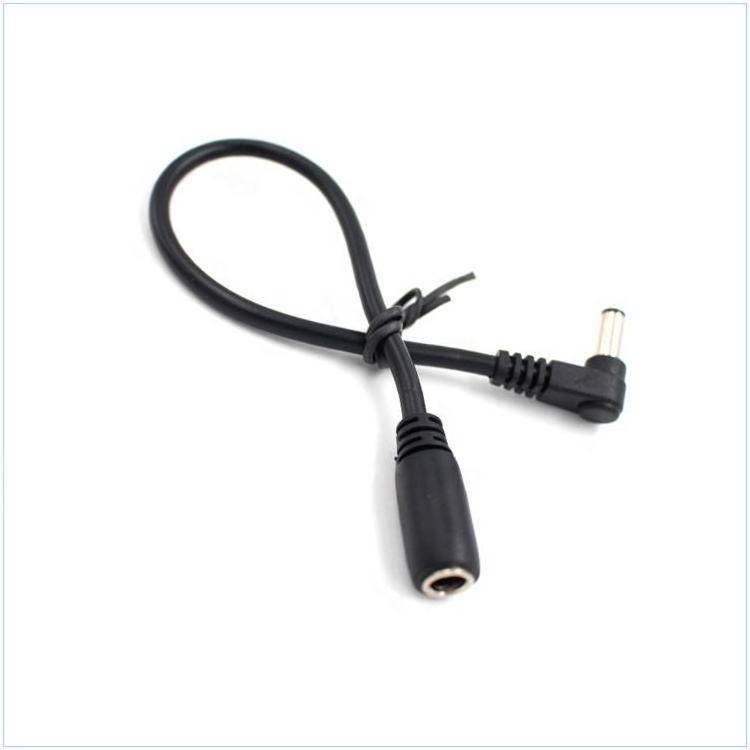 Custom 5.5*2.1mm Power Cable  Right Angle Sata Extension Cable