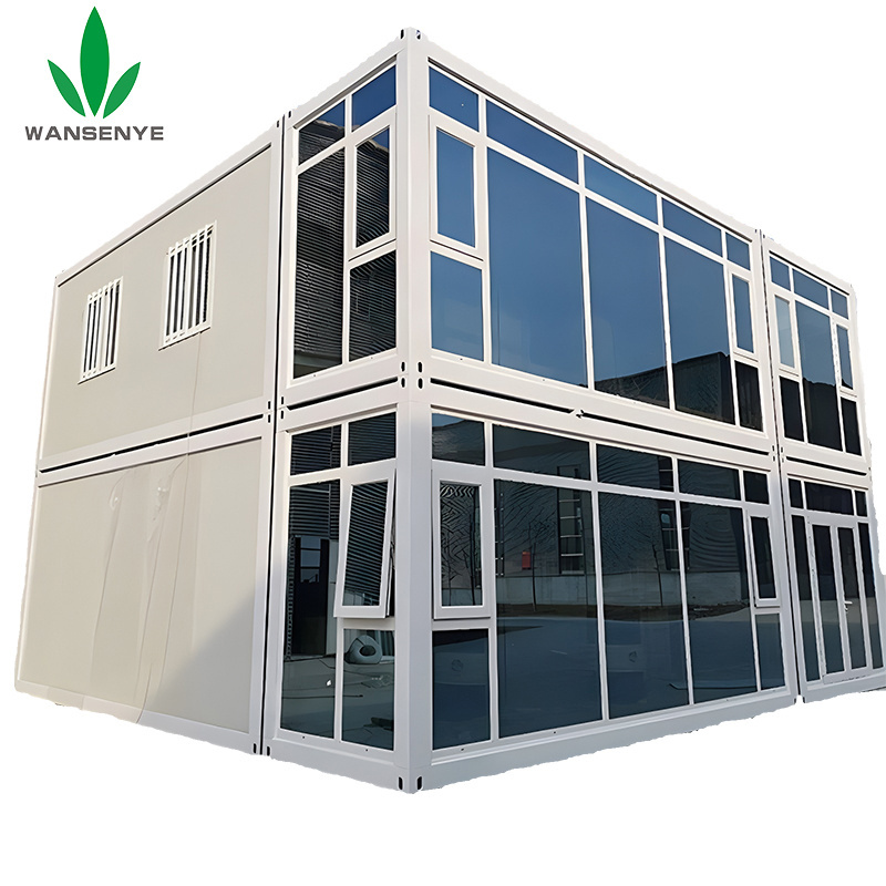 Wangsenye Flat Pack Building Hurricane Proof Japan Prefab House  2 Bedroom Easy Install 40ft Office Building Container House