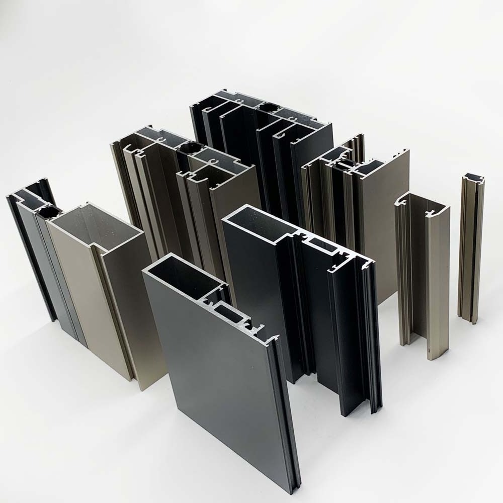 Architectural Thermal Break Aluminum Extrusion Profile With Anodize Surface Lift and Slide Door Customized