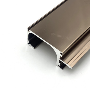 Rose Gold Aluminium Cabinet Door Profile Aluminum Kitchen Handles G Profile