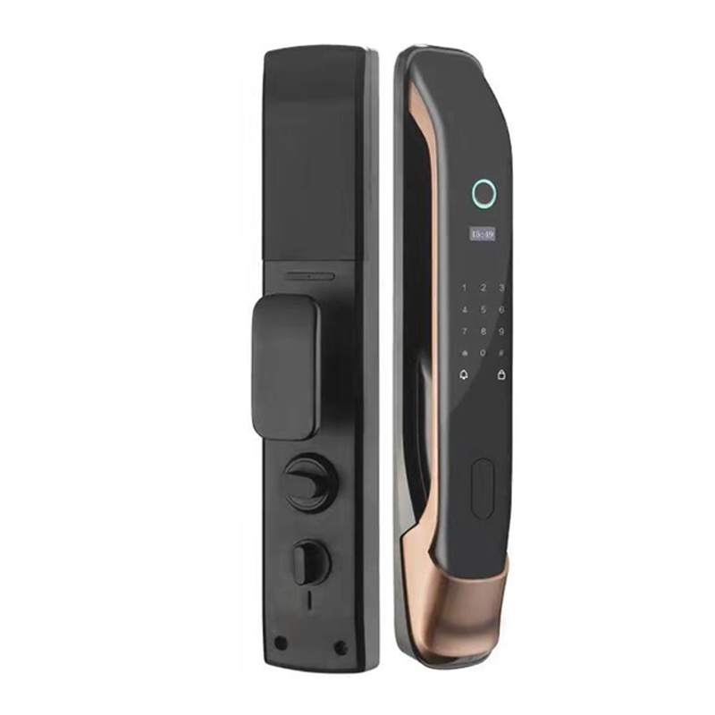 Wifi Tuya APP Remote Control Fully Automatic Smart Door Lock Temporary Password Fingerprint Password Door Lock