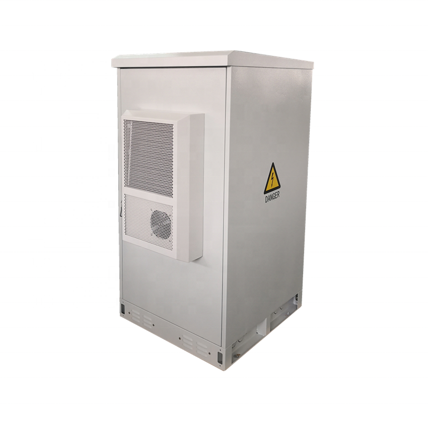 Three-layer battery Outdoor Waterproof Power Supply Equipment Cabinet With Air Condition Cooling Network Telecom Cabinet