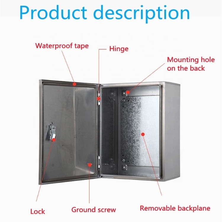 OEM 304 stainless steel indoor electric control box distribution cabinet electronic & instrument enclosures