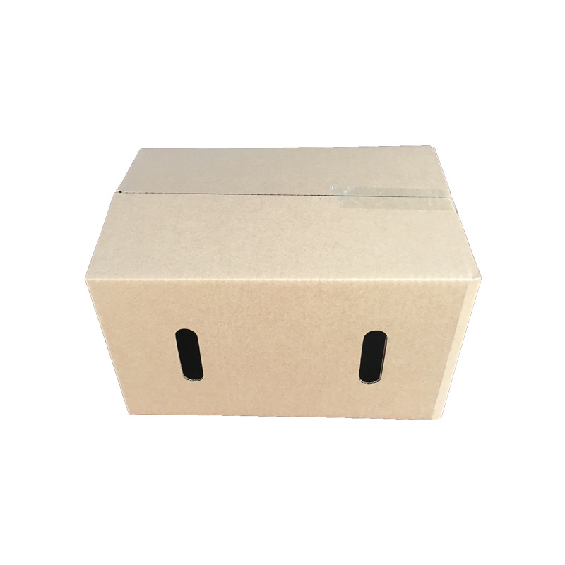 wholesale waxed single wall corrugated paper carton box for seafood