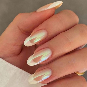 Press on nails vendor false nails pressure glue full cover 24pcs wholesale classical private label artificial fingernails for wo