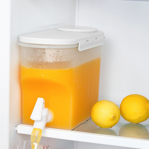 Large Capacity Sealed Cold Kettle With Faucet Summer Household Lemonade Bucket Refrigerator Cold Soak Bottle