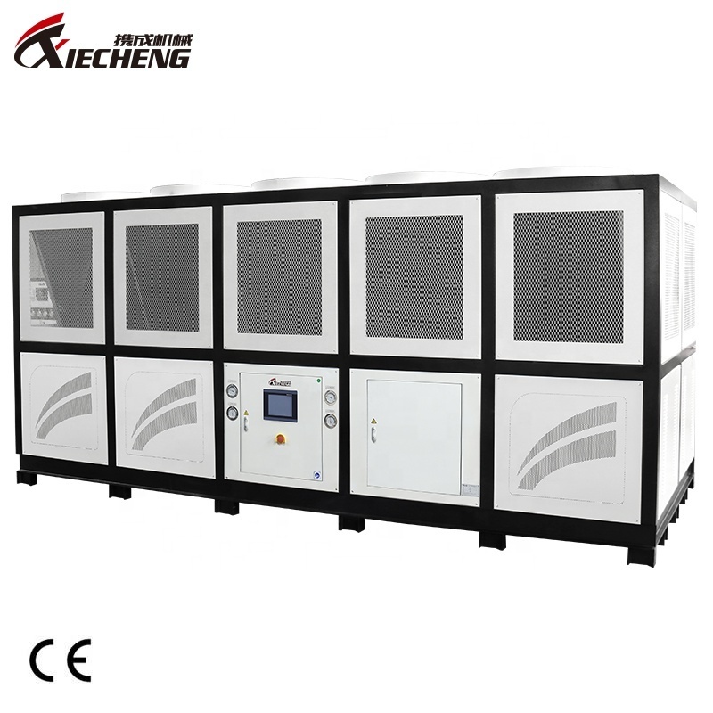 100ton Industrial Air Cooled Screw Water Chiller for Blowing Bottle Machine