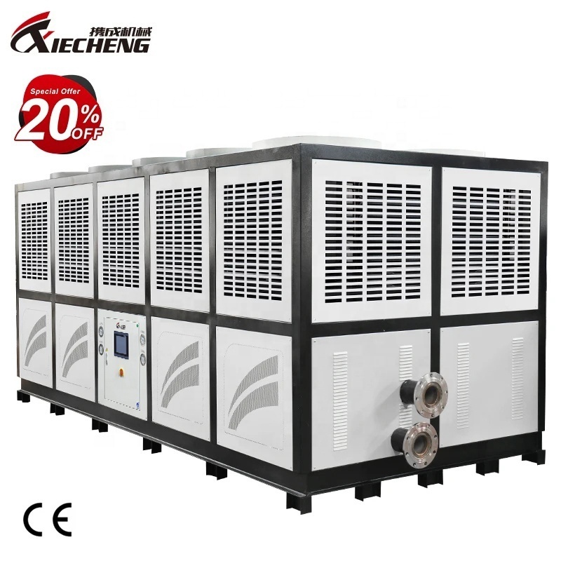 100ton Industrial Air Cooled Screw Water Chiller for Blowing Bottle Machine