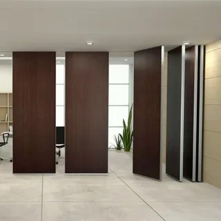 Foldable Room Partitions And Dividers Interior Sliding Folding Wall Partition Acoustic Movable Walls Panel Customizable