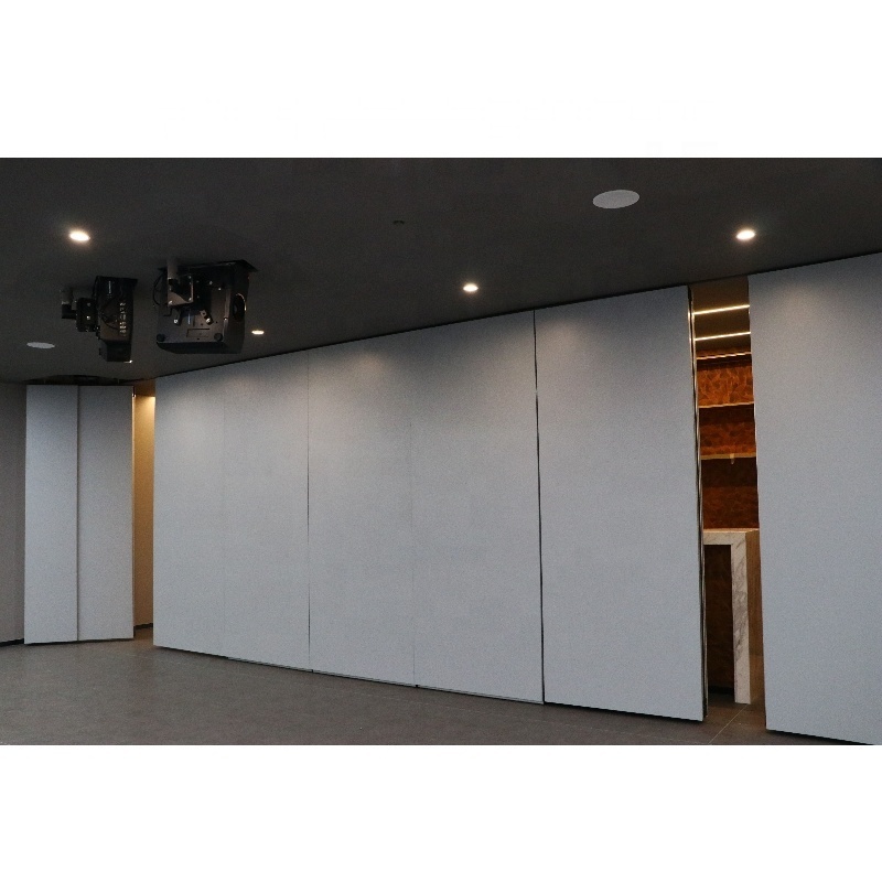 Office Divider Automatic Partition Wall Movable With Partition Door Electrical MDF Wall Panel LED Screens Room Dividers