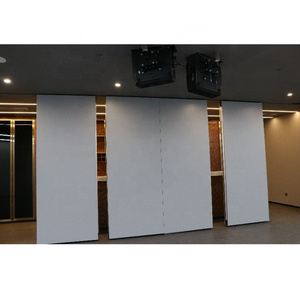 Automatic Operating Walls System Movable Partition Wall White Finished Used For Projection Operable Partition