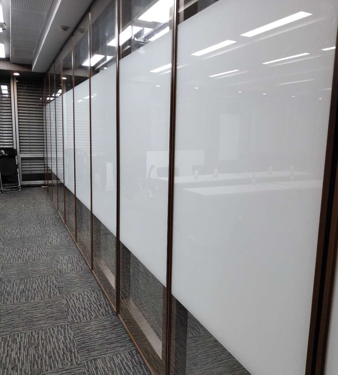 Low Cost Fittings Cubicle Partition Upper Panel Holder Glass Panel Wall System Operable Movable Partition Walls