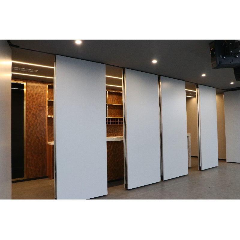 Office Divider Automatic Partition Wall Movable With Partition Door Electrical MDF Wall Panel LED Screens Room Dividers