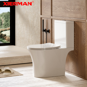 watermark CE Europe sanitaryware New Design Product modern seat two pieces ceramic toilet