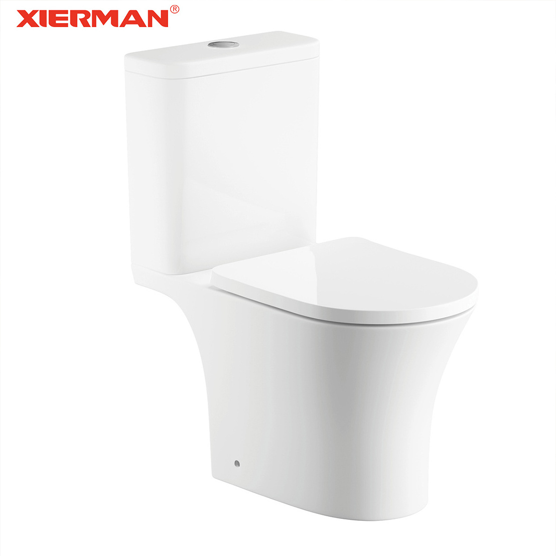 watermark CE Europe sanitaryware New Design Product modern seat two pieces ceramic toilet