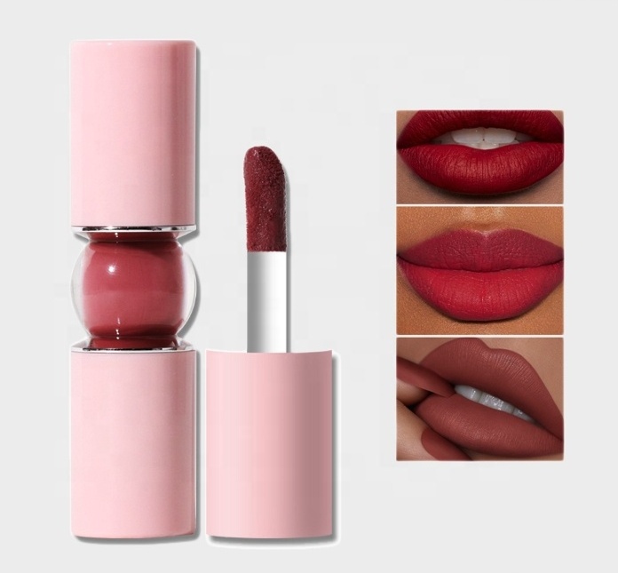 Custom Cruelty Free Pink Multichrome Waterproof Long Lasting Luxury Tint Matte Vegan Lip Gloss Vendor