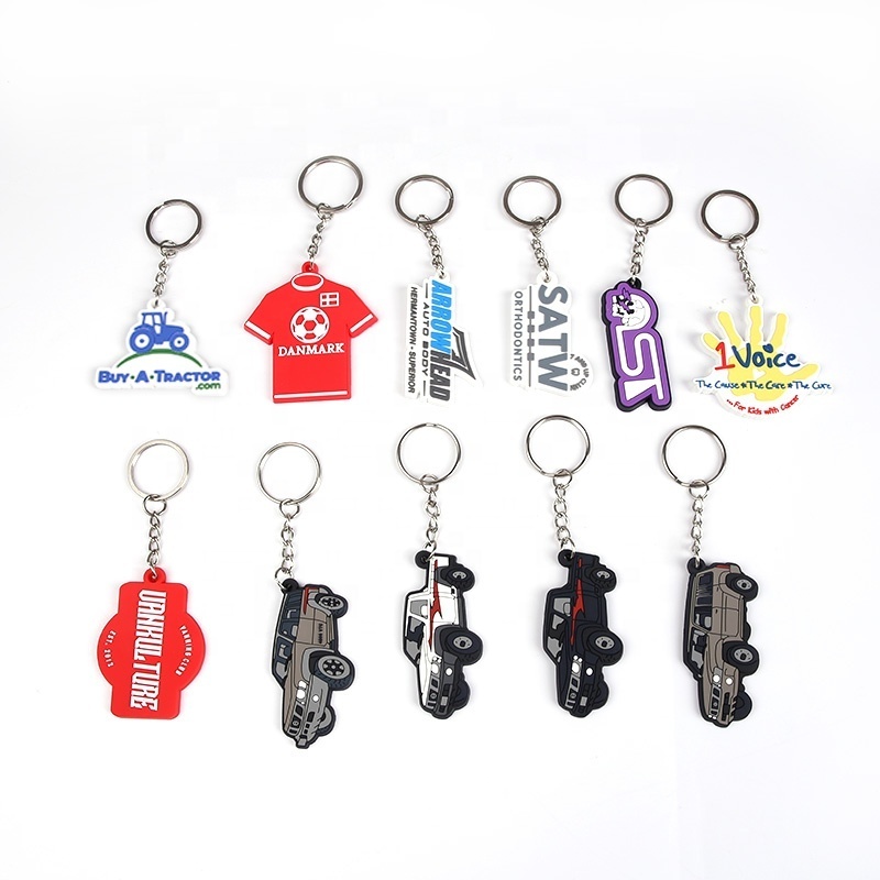 Custom Keychains 3d Toy Story Silicone PVC Rubber Anime Character Key Chain for Gifts