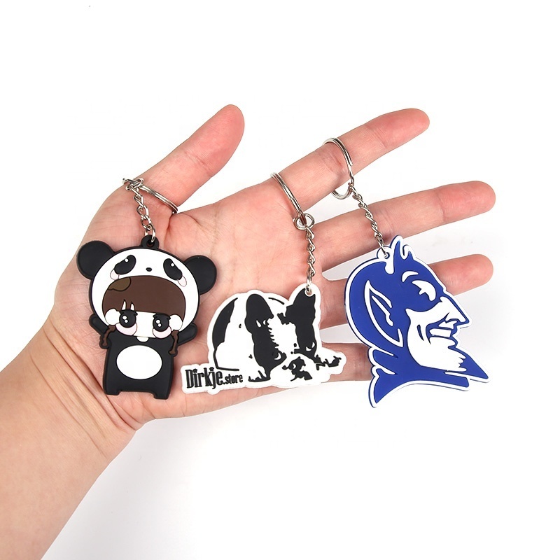 2023 New custom pvc plastic 3D rubber key holder for souvenir