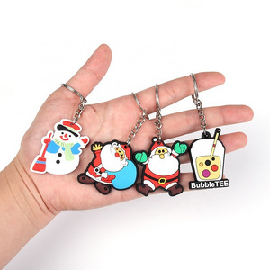 Customised stanley rubber cross soft PVC character pendants keychains