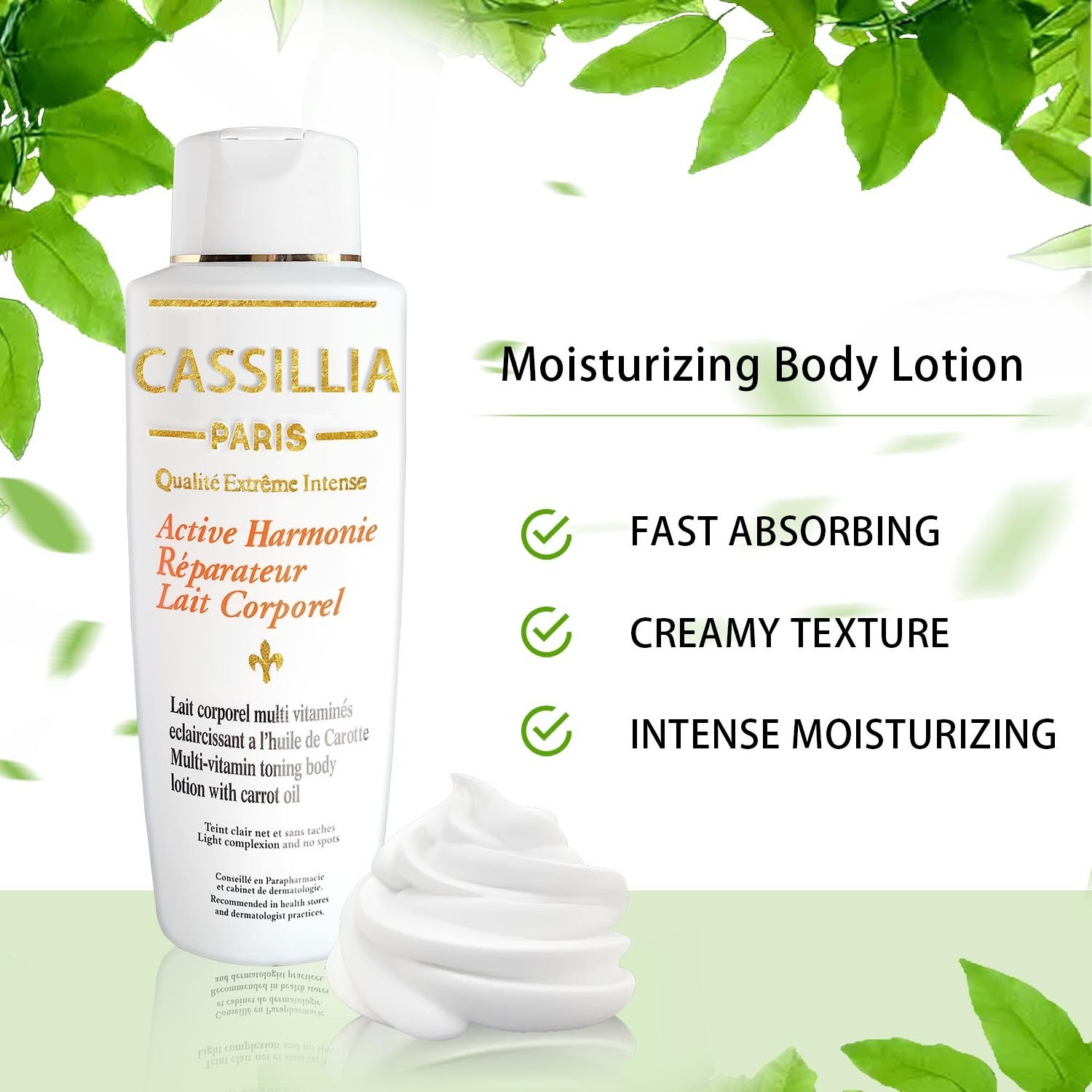 CASSILLIA OEM ODM Private Label Vitamin C Whitening Moisturizing And Brightening Body Cream