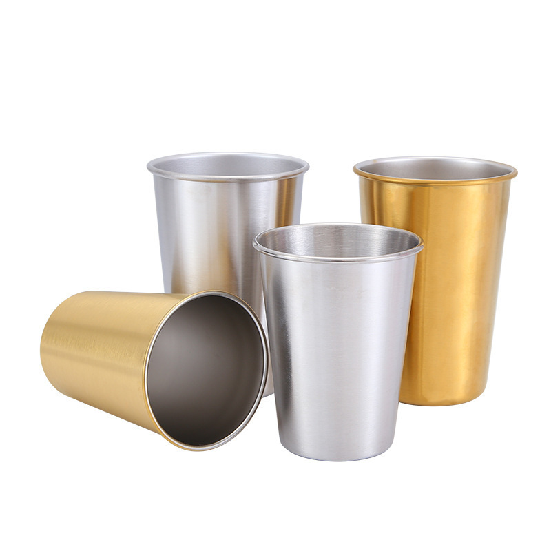 Hot Sale Eco-Friendly Metal Stainless Steel 304 Tumbler Drinking Cooler Mug Beer Cup