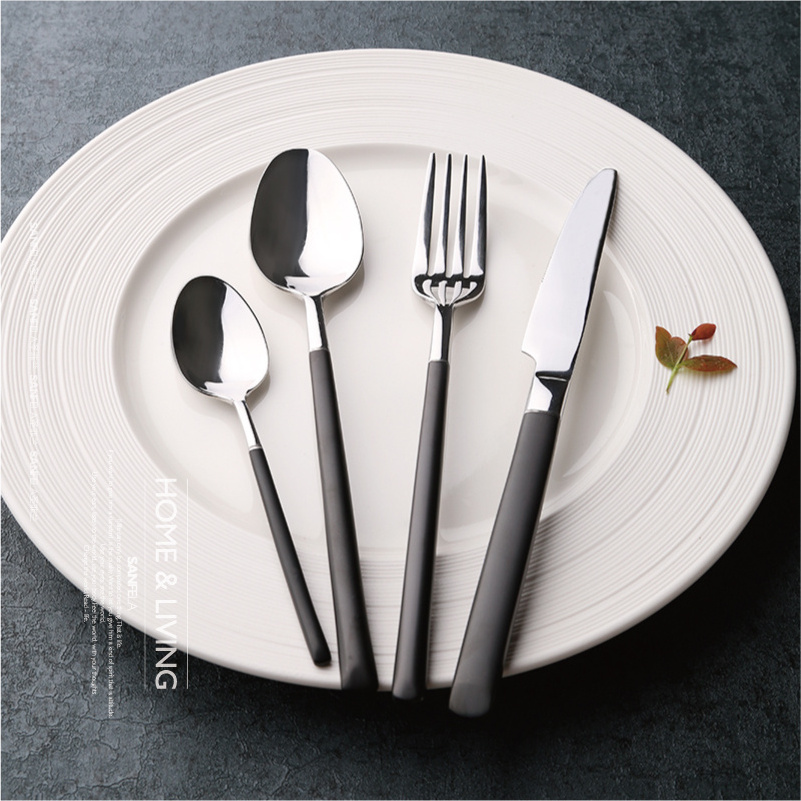 Fancy Color Plated Stainless Steel Cutlery and Cutlery Set