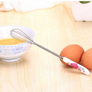 Ceramic Hand Mixer Kitchen Appliances Egg Beater Stainless Steel Egg Whisk