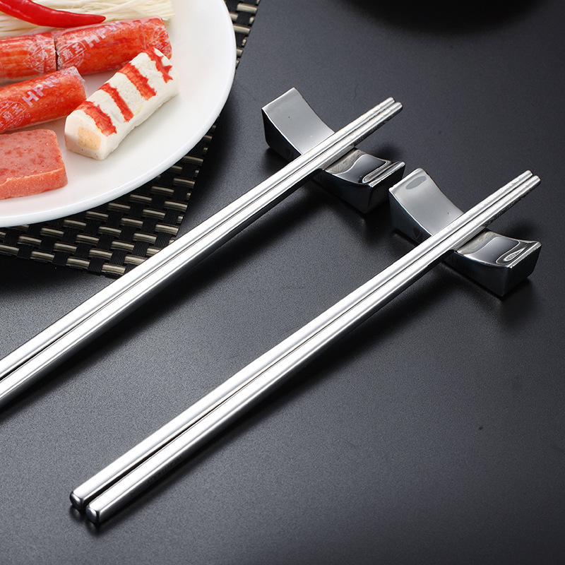 Wholesale Stainless Steel 18/10 304 Chopsticks Holder Chopsticks Rest Everyday 100 PCS Mirror 500 PCS Per Bag SS304