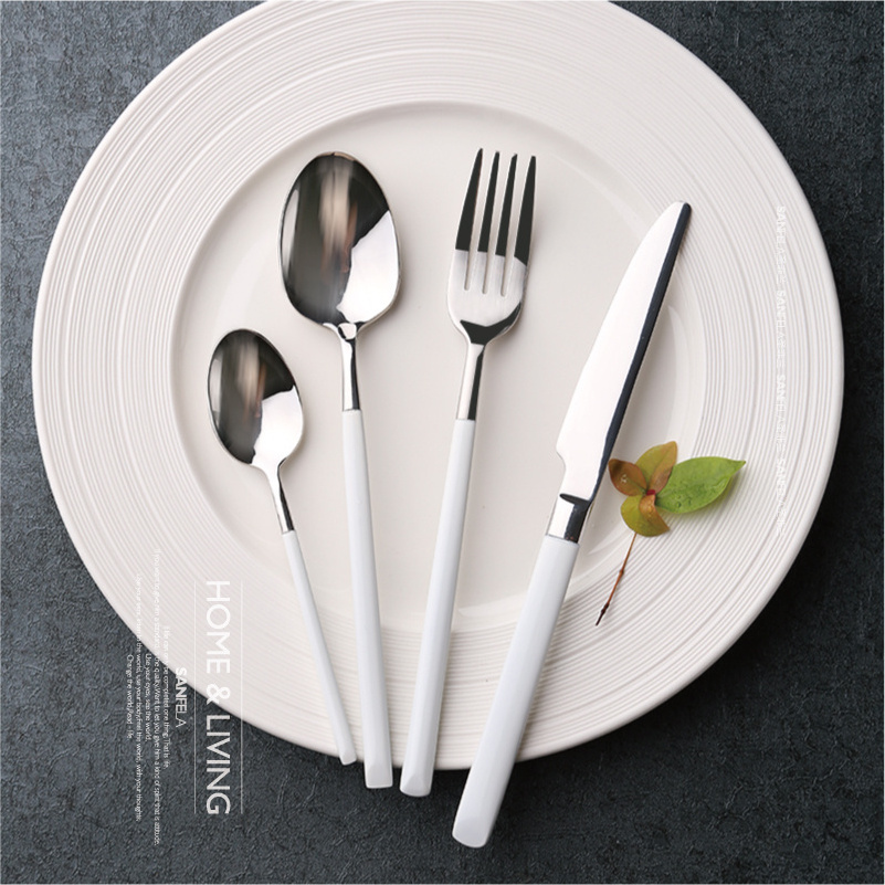 Fancy Color Plated Stainless Steel Cutlery and Cutlery Set