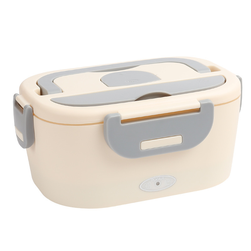 Hot 1.5L USB Home Car Use Stainless Steel Portable Electric Food Warmer Heater Container Heating Lunch Box with Carry Bag